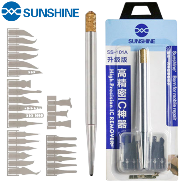 Removal Tool CPU IC Chip Glue Remover SUNSHINE SS-101A Blades inkl. Handstück