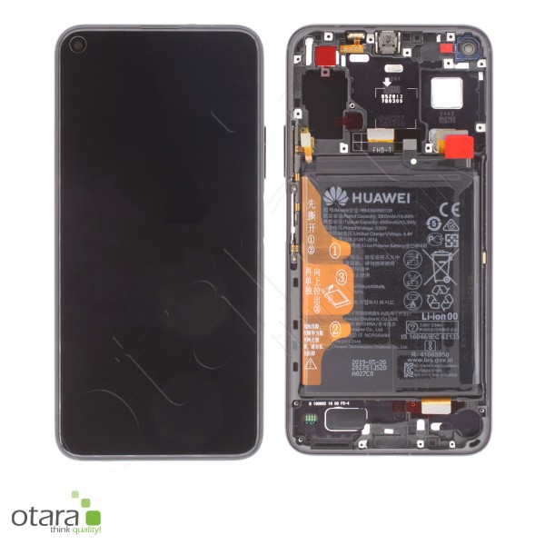 Displayeinheit inkl. Rahmen, Akku Huawei Honor 20 Pro, phantom black, Serviceware