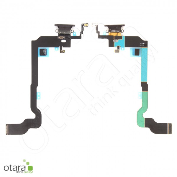 Lade Konnektor Flexkabel geeignet für iPhone X (Ori/pulled Qualität), schwarz