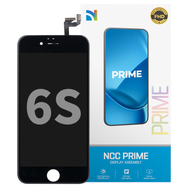 Displayeinheit NCC PRIME für iPhone 6s (COPY) INCELL LCD, inkl. Heatplate, black