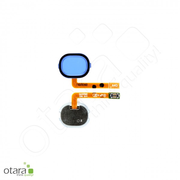 Samsung Galaxy A40 (A405F) Home Button Flex, blue, Serviceware