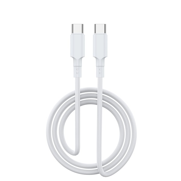 [Pre-Order] Charging Sync Cable NCC USB-C TO USB-C (1M|60W|D113CC), white (Retail/Blister)