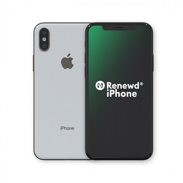 Renewd® iPhone X, 256GB (zert. aufbereitet), weiß