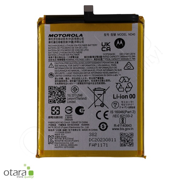 Motorola Akku ND40 - Motorola Edge 30 (XT2203), Serviceware