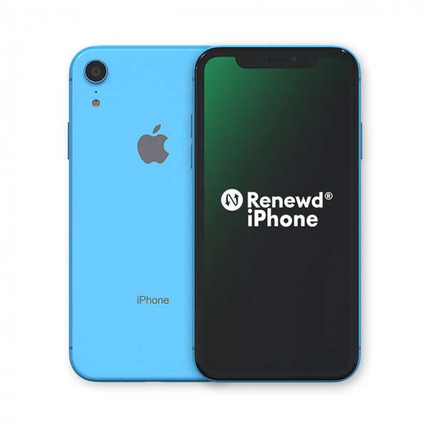 Renewd® iPhone XR, 64GB (zert. aufbereitet), blau