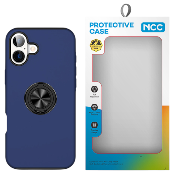 Schutzhülle NCC A0017 TPU Color Ring Case iPhone 17, blue (Retail/Blister)