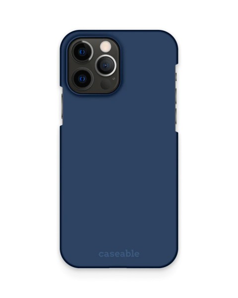 CASEABLE Hard Case iPhone 12/12 Pro, Navy (Retail/Blister)