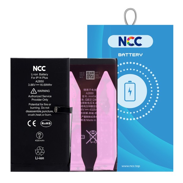 Akku NCC für iPhone 14 Plus inkl. Akkuklebestreifen