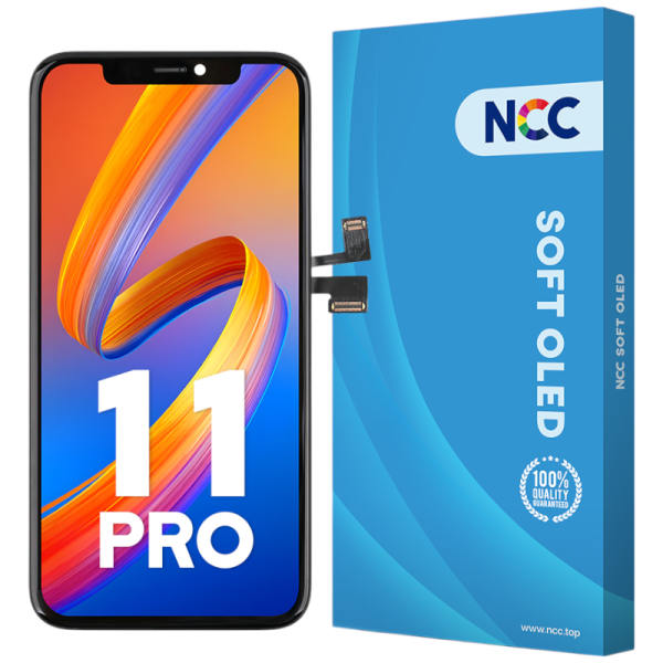 Displayeinheit NCC SOFT OLED für iPhone 11 Pro (COPY), soft OLED, black