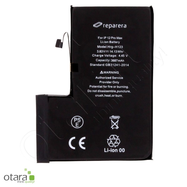 Battery PREMIUM TI Chip suitable for iPhone 12 Pro Max (incl. battery adhesive tape)
