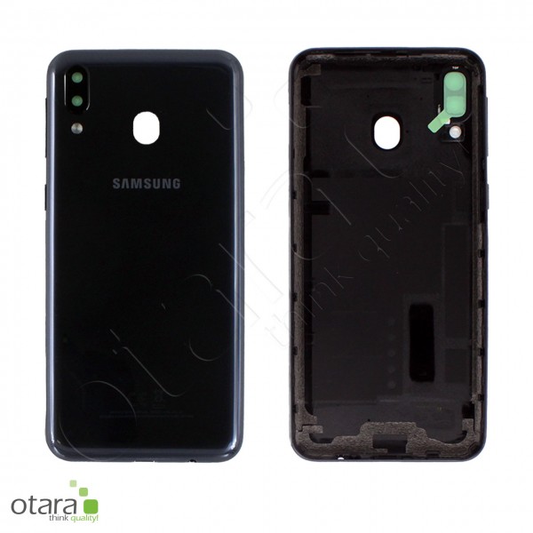Akkudeckel Samsung Galaxy M20 (M205F), charcoal black, Serviceware