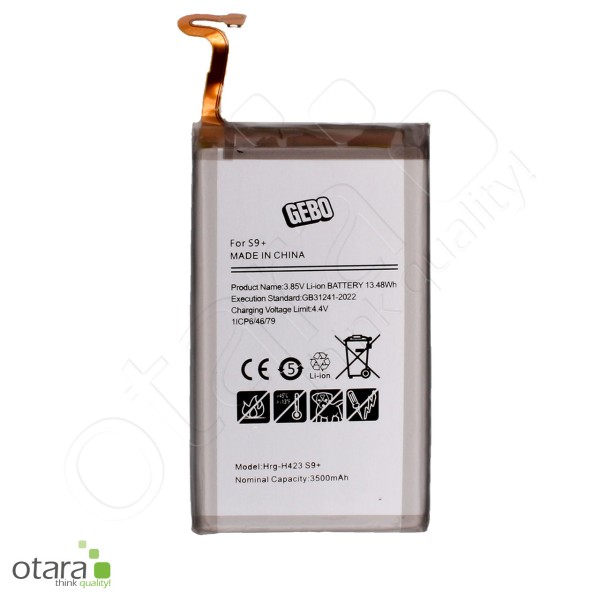 Battery suitable for Samsung Galaxy S9 Plus (G965F) [3,5Ah] Substitute for: EB-BG965ABE, 3500mAh