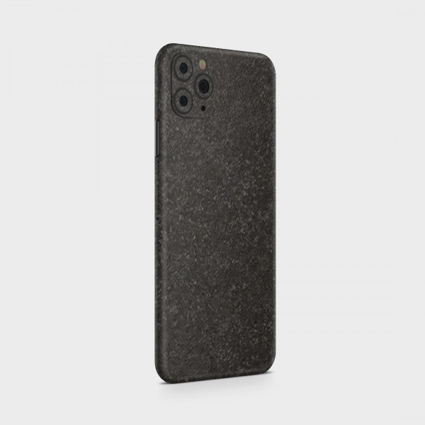GREEN MNKY Backcover Skin Smartphone 7" (Struktur Serie) "Natursteinoptik Anthrazit" [3 Stück]