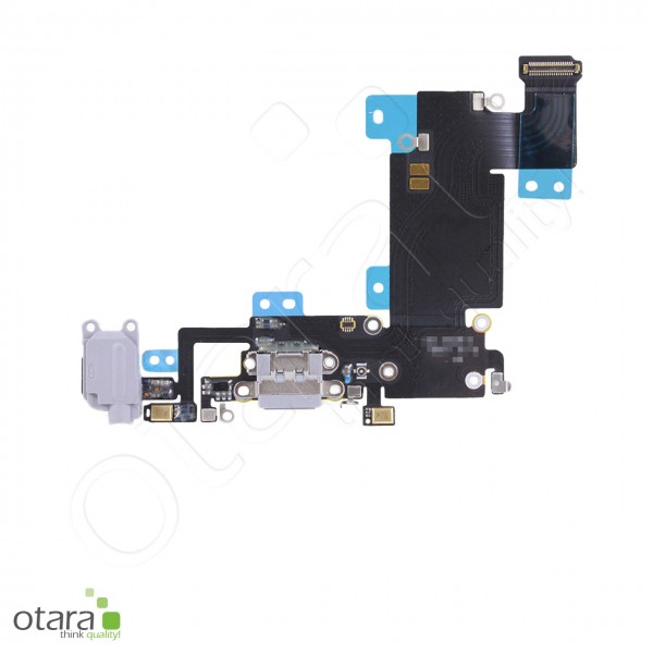Charging connector + audio + Mikrophon flex suitable for iPhone 6s Plus, black