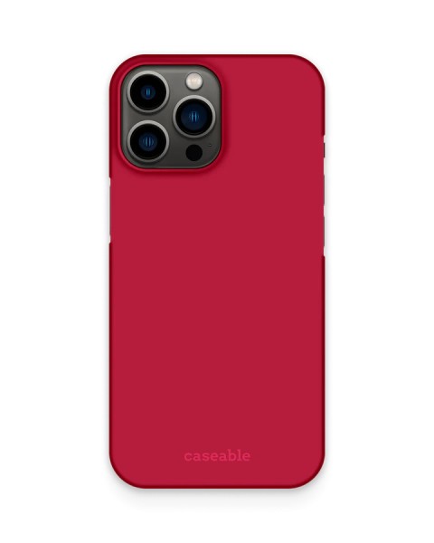 Schutzhülle CASEABLE Hard Case iPhone 13 Pro Max, Red (Retail/Blister)