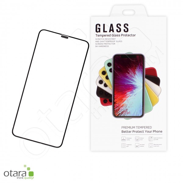 Schutzglas PREMIUM Edge to Edge iPhone XR/11, schwarz