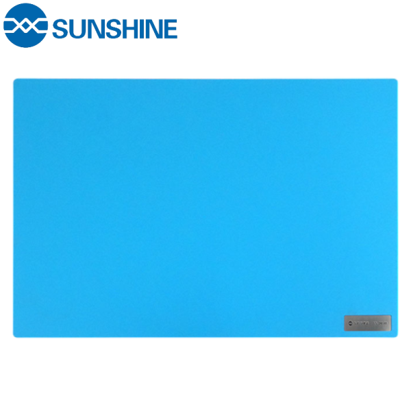 Arbeitsplatzmatte Work Maintenance Pad Silicone [50x35cm] SUNSHINE SS-004F, blue