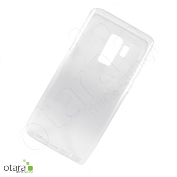 Silicone case / protective cover for Samsung Galaxy S9, transparent