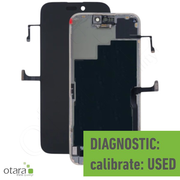 Displayeinheit *reparera* für iPhone 15 Pro (Ori/pulled Qualität) PREMIUM inkl. Frontflex, black