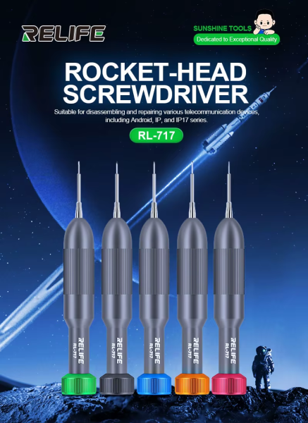 Schraubendreher [Set: 5 Stück] 2D Rocket Screwdriver RELIFE RL-717A