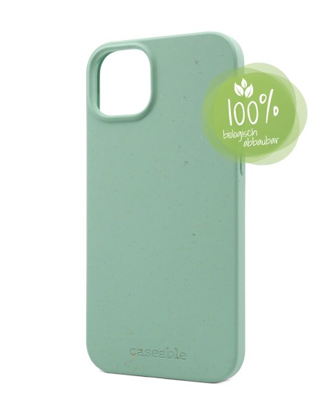 Schutzhülle CASEABLE EcoCase iPhone 14 Plus, grün (Retail/Blister)