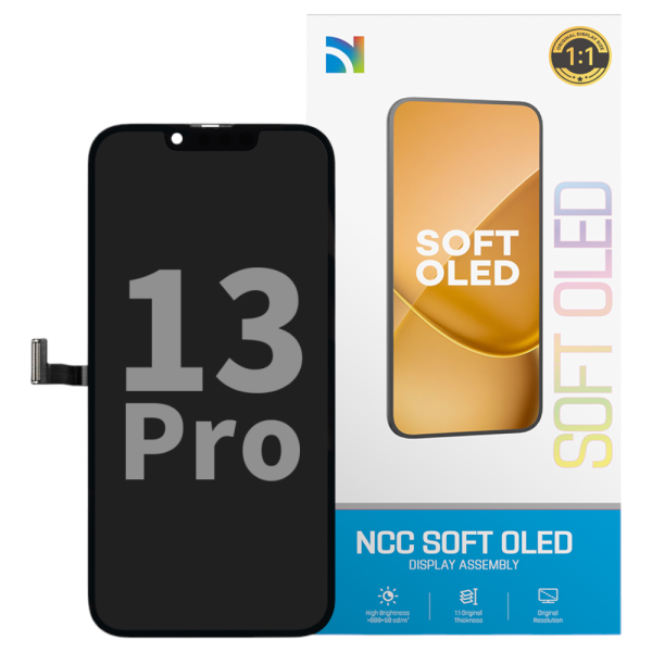 Displayeinheit NCC SOFT OLED+ für iPhone 13 Pro (COPY) 120Hz soft OLED, black