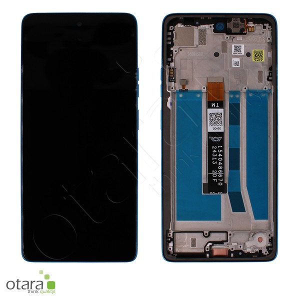 Displayeinheit Motorola Moto G75 (XT2437), Relucent Blue, Serviceware