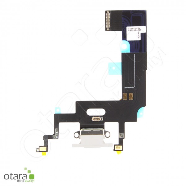 Charging connector flex cable suitable for iPhone XR (Ori/pulled quality), white