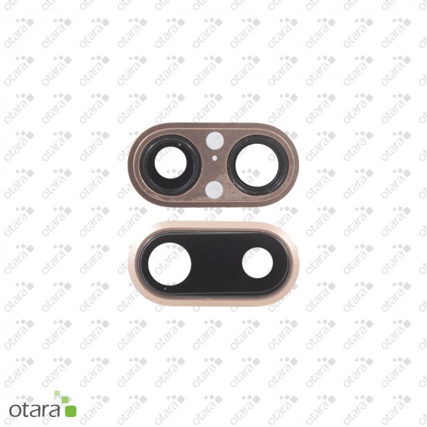 Kameraglas Linse (mit Rahmen) geeignet für iPhone 8 Plus, rose gold
