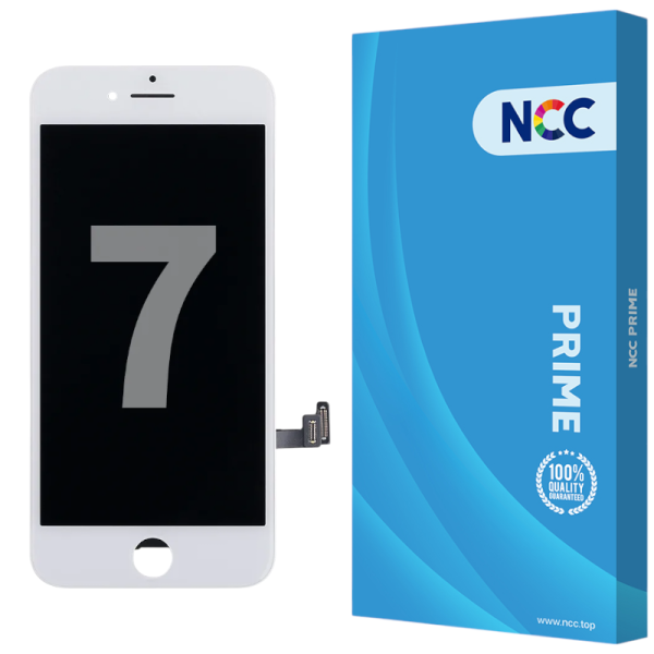 Displayeinheit NCC PRIME für iPhone 7 (COPY) INCELL LCD, inkl. Heatplate, white