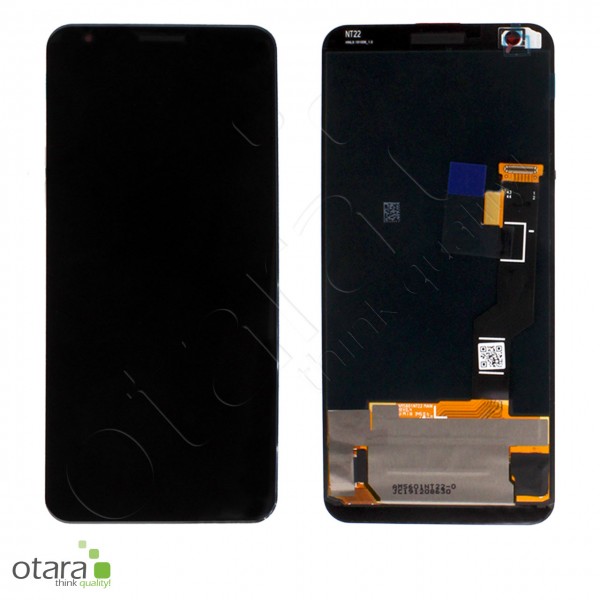 Display unit (without frame) Google Pixel 3A XL, black, Service Pack