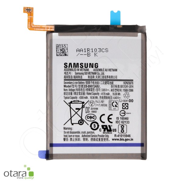 Samsung Galaxy Note 10 Plus (N975F,N976B) Li-ion battery [4,3Ah] EB-BN972ABU, Service Pack