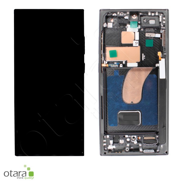 B-Ware(A) Displayeinheit *reparera* für Samsung Galaxy S23 Ultra (S918B) (COPY), OLED, phantom black