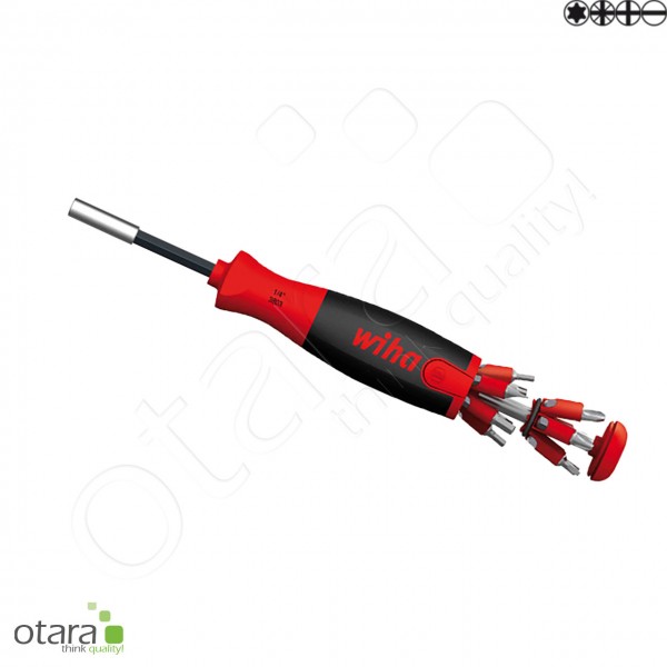 Wiha Werkstatt Magazin-Schraubendreher LiftUp 25 1/4" (6.3 mm)