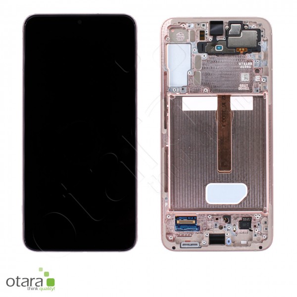 Displayeinheit Samsung Galaxy S22 Plus (S906B), pink gold, Serviceware