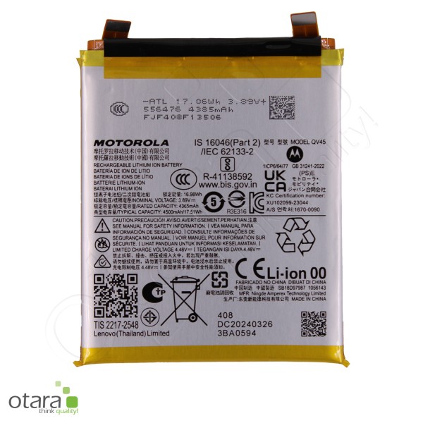 Motorola Akku QV45 - Motorola Edge 50 Ultra (XT2401), Serviceware