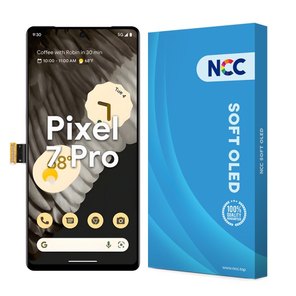 Displayeinheit NCC SOFT OLED für Google Pixel 6 Pro, schwarz