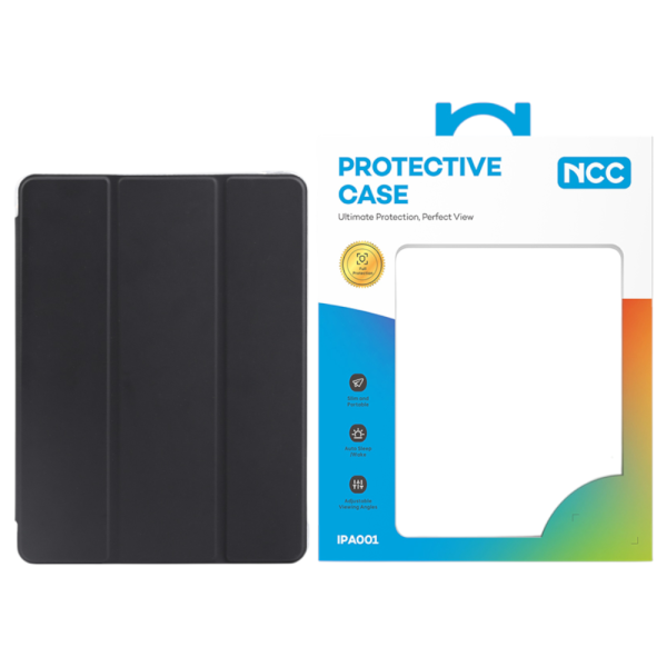 [Pre-Order] Schutzhülle NCC IPA001 Trifold Cover iPad Air 6/7 (13"), Pro 12.9 (20/21/22), black (Ret