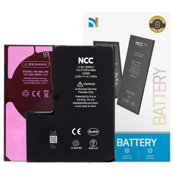 Akku NCC für iPhone 12 Pro Max inkl. Akkuklebestreifen