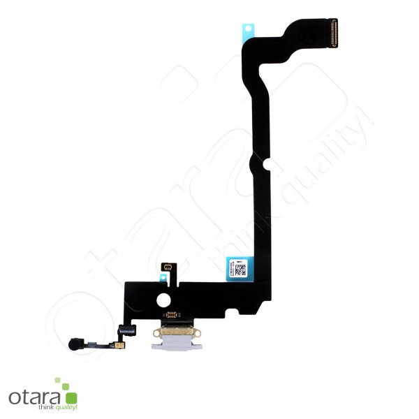 Charging connector flex cable suitable for iPhone XS Max (Ori/pulled quality), white