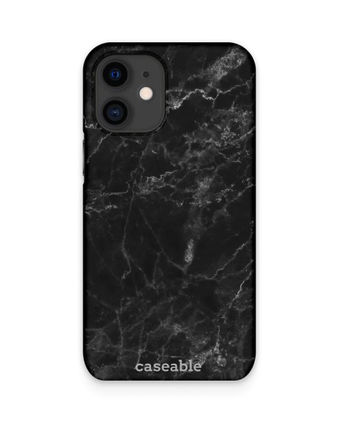 Schutzhülle CASEABLE Hard Case iPhone 12 Mini, Midnight Marble (Retail/Blister)