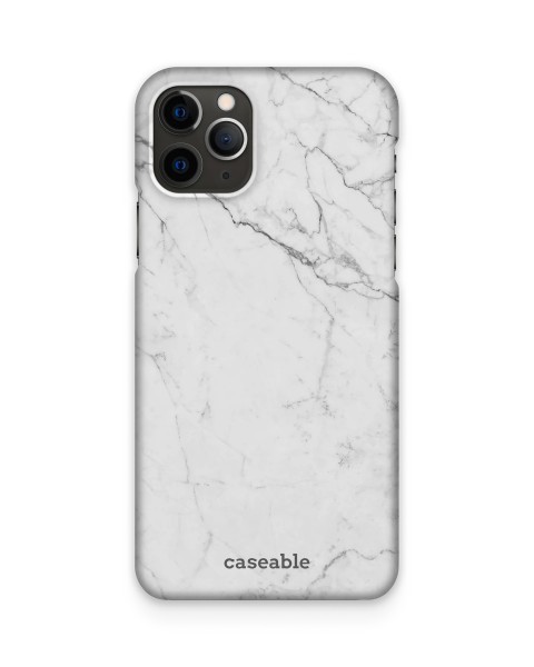 Schutzhülle CASEABLE Hard Case iPhone 11 Pro Max, White Marble (Retail/Blister)