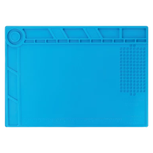 Arbeitsmatte Work Pad Silicone [35x24cm] BEST S-140, blau