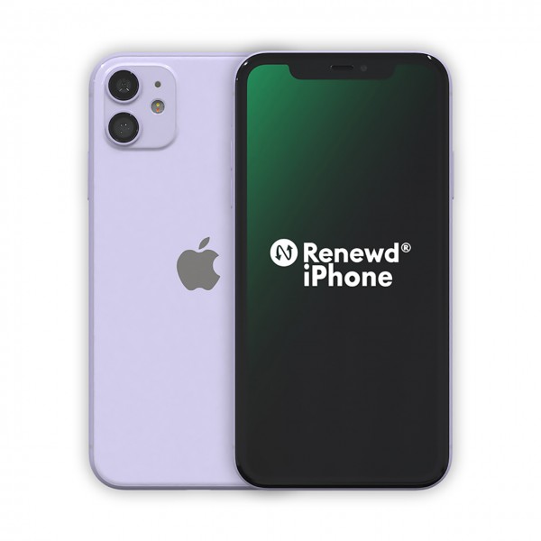 Renewd® iPhone 11, 64GB (zert. aufbereitet), violett