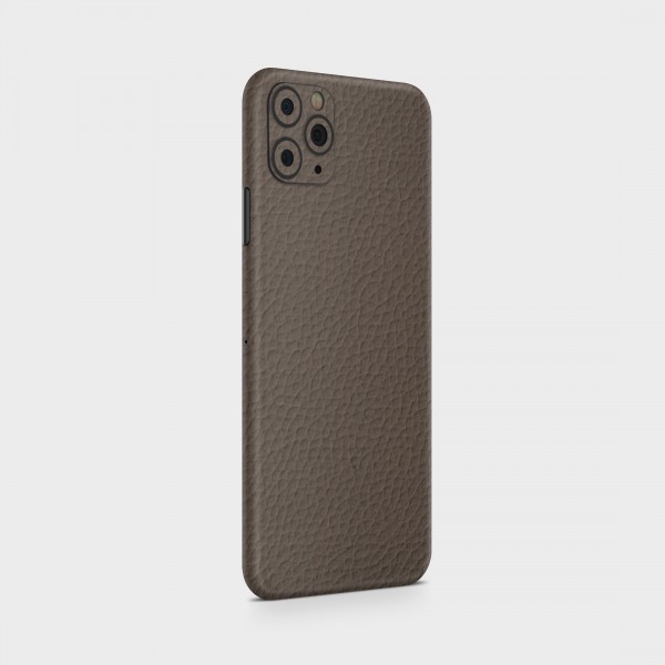 GREEN MNKY Backcover Skin Smartphone 7" (Struktur Serie) "Lederoptik Brown" [3 Stück]