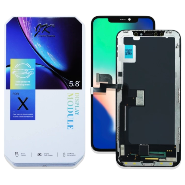 Displayeinheit JK INCELL für iPhone X (COPY) INCELL LCD, black