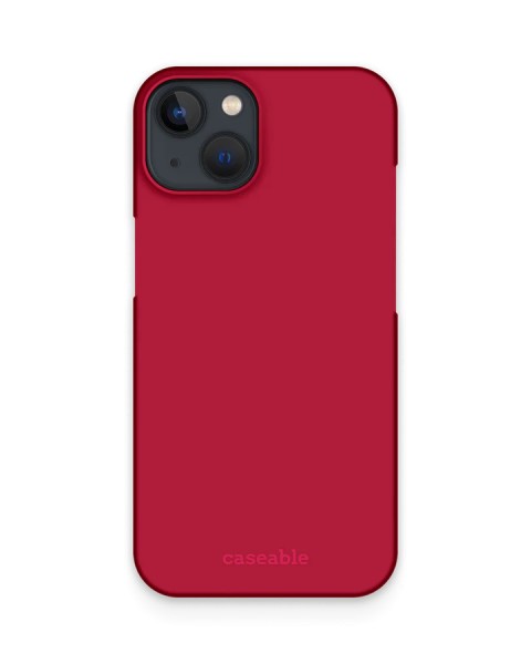 Schutzhülle CASEABLE Hard Case iPhone 13, Red (Retail/Blister)