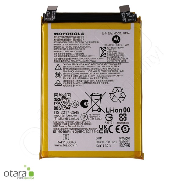 Motorola Akku NP44 - Motorola Edge 30 Fusion (XT2243), Edge 40 (XT2303), Serviceware