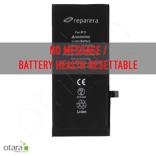 Akku Select Ultra *reparera* für iPhone 11 (no message/battery health resettable)