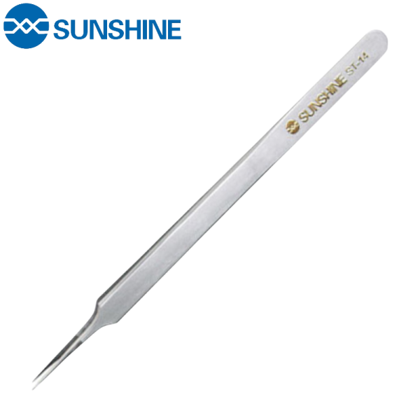 Pinzette, Universalpinzette SUNSHINE ST-14 [159mm], gerade Spitze/hart, silver